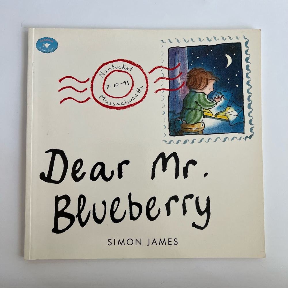 Dear Mr. Blueberry by Simon James children’s reading paperback book